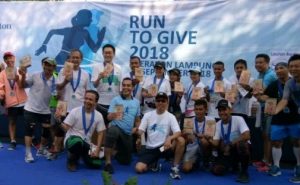 Run To Give 2018 Hadir Perdana di Lampung, Sumbang Donasi ke Rumah Yatim