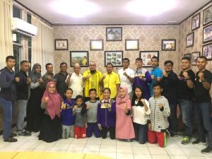 Pengda BKC Lampung Berangkatkan 33 Atlet Terbaik Ikuti Kejurnas Karate di Batam