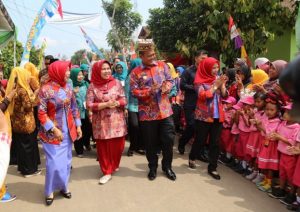 Warga Pringsewu Antusias Ikuti Lomba Kesrak PKK-KKBPK-Kesehatan Provinsi Lampung
