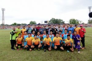 Laga Amal Persija Vs Lampung All Stars Sukses, Ridho Minta Dijadikan Momentum Kebangkitan Sepak Bola Lampung