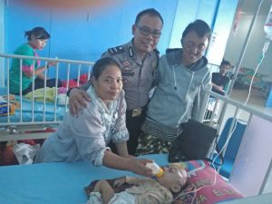 Menilik Kepedulian Polres Pesawaran terhadap Balita Penderita Mycrosipallus