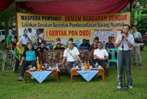 Gertak PSN DBD, Walikota Pairin Ingatkan Agar Menjaga Lingkungan Sekitar