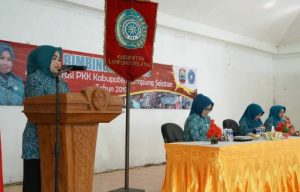 Ketua TP PKK Lamsel Buka Bimtek Administrasi Bagi Kader PKK