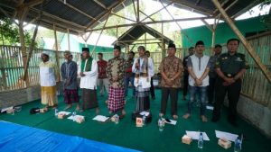 Selesai Dibangun, NU Resmikan Pemakaian Huntara di Desa Banding