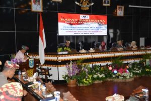 DPRD Metro Paripurna HUT ke-55 Provinsi Lampung