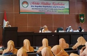 Winarni Buka Pelatihan Kepribadian Pengurus dan Anggota DWP Lampung Selatan