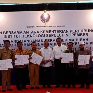 Pesisi Barat Terima Satu Unit Kapal Pera dari Dirjen Perhubungan Laut RI