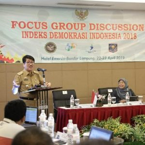 Hamartoni Apresiasi Meroketnya Indeks Demokrasi di Provinsi Lampung