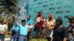 Surfer Brazil Raih Podium Pertama Kompetisi Krui Pro 2019