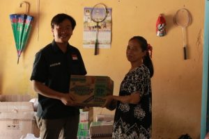 HMPPB Salurkan Bantuan untuk Korban Longsor di Lemong