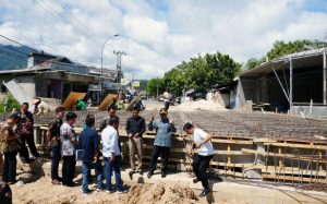 Nanang Tinjau Persiapan Cor Beton Jembatan Patriot, Ditarget Selesai Sebelum Lebaran