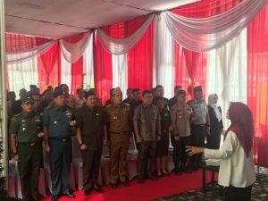 Tiga Instansi Kompak Lakukan Pencanangan Zona Integritas di Kabupaten Pesawaran