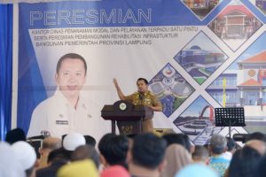 Gubernur M. Ridho Ficardo Resmikan 13 Pembangunan Infrastruktur Baru di Provinsi Lampung