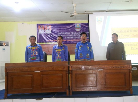 Pj Sekda Membuka Sosialisasi Rancang Bangun Data Portal Online