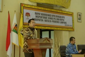 Mengurai Harapan Gubernur Ridho Saat Rapat Koordinasi KPK Bersama OPD se-Lampung