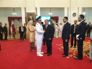 Nanang Ermanto Hadiri Pelantikan Gubernur dan Wakil Gubernur Lampung Arinal-Nunik di Istana Negara