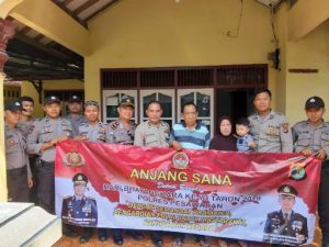 Polres Pesawaran Anjangsana dengan Purnawirawan Polisi