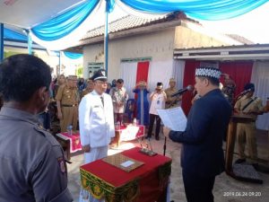 Bupati Dendi Resmi Lantik PAW Kepala Desa Pekondoh