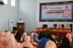 Sekda Pesibar Hadiri dan Buka Acara Konsolidasi E-reporting