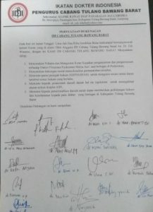 IDI Tubaba Telurkan Lima Pernyataan Sikap Dukungan Kasus dr. Edi Winarso