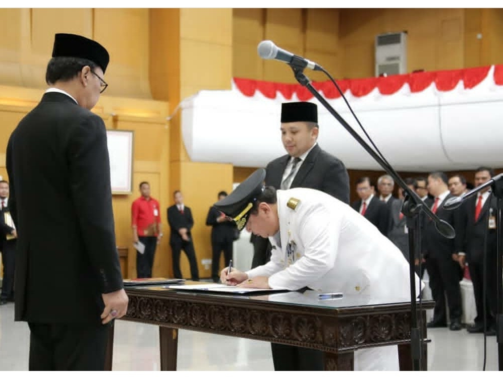 Mendagri Tjahyo Kumolo Kukuhkan Boytenjuri sebagai Penjabat (Pj) Gubernur Lampung