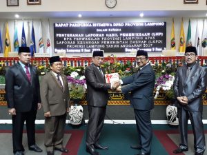 DPRD Lampung Ucapkan Selamat Atas Diraihnya WTP ke Empat