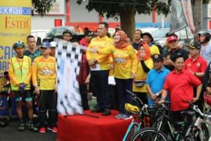 Ratusan Peserta Ramaikan Touring Bike Festival Kalianda 2019