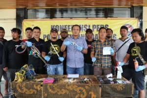 Tekab 308 Polres Tulangbawang Ungkap Spesialis Curat Sarang Burung Walet