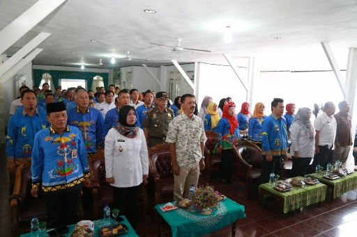 Wakil Bupati Erlina Hadiri Pelaksanaan Verifikasi Kabupaten-Kota Sehat