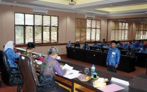 Meriahkan HUT RI ke-74, Pejabat Pemkab Lampung Selatan Ikut Lomba Pengucap Panca Prasetya Korpri dan UUD 1945