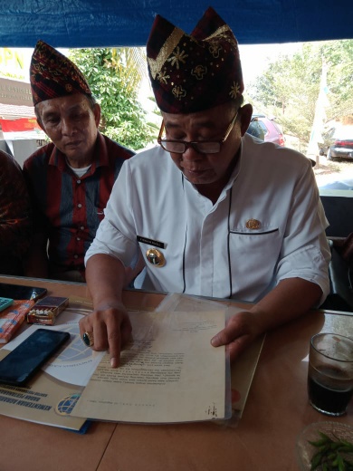 Pengurus Ajang Saibatin Pesawaran Bersama BPN Telaah Polemik Tanah Adat di Rawa Kijing