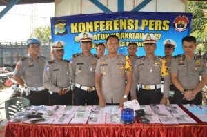 Selama Operasi Krakatau 2019, Polres Tulangbawang Menindak 2.797 Pelanggar