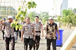 Wakapolda Lampung Tinjau Lokasi Calon Polres Sementara di Tubaba