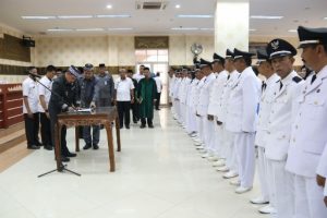 Bupati Pesawaran Lantik 31 PJ Kepala Desa