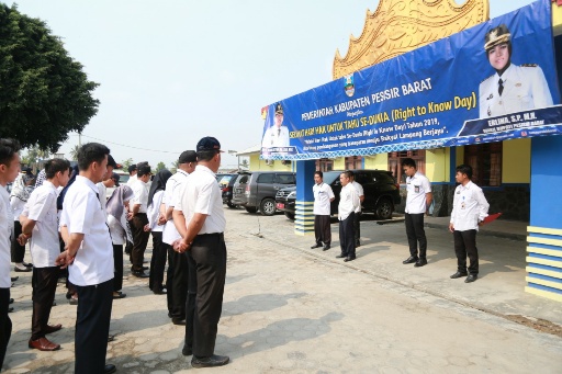 Sidak, Sekda Kabupaten Pesisir Barat Komit Tingkatkan Profesionalisme ASN