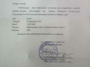Belum 6 Bulan Menjabat Arinal Rotasi Pejabat, Dua UU Siap Menjerat?