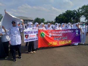 DPD PPNI Tubaba dan Aksi Damai Menuntut Keadilan Rekan Sesama Perawat