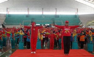Bunda PAUD Winarni Nanang Serukan Pendidik Tanamkan Kebiasaan Berolahraga