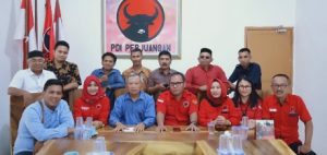 Sambangi Tim Penjaringan PDIP Lampung, Lukman Paparkan Visi Misi Fritz Ahmad Nuzir