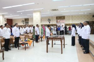 Pelantikan Pengurus PMI Pesawaran dan Harapan yang Dipatri Bupati Dendi