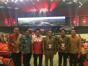 Dibuka Jokowi, Nanang Ermanto dan Forkopimda Lampung Selatan Hadiri Rakornas di Bogor