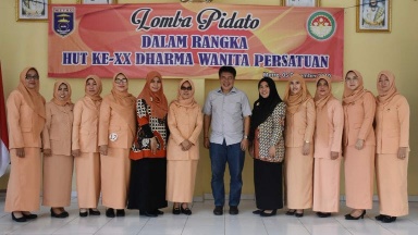 Lomba Pidato Warnai HUT ke-XX DWP di Kota Metro