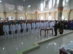 Bupati Pesawaran Lantik 14 Kades Terpilih Hasil Pilkades Serentak 2019