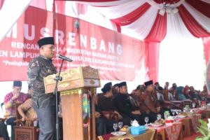 Musrenbang, Nanang Berharap Ploting Anggaran Mewujudkan Aspirasi Masyarakat
