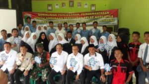 Kesbangpol Pesawaran Bersama BNN Sosialisasi Pencegahan Narkoba pada Pelajar