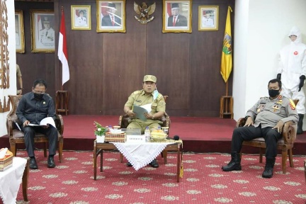 Tangani Covid-19, Gubernur Lampung Konsolidasi Tugas dan Fungsi Gugus Tugas