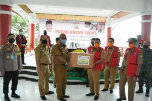 Tim Gugus Tugas Penanganan Covid-19 Provinsi Tinjau Kabupaten Lampung Selatan