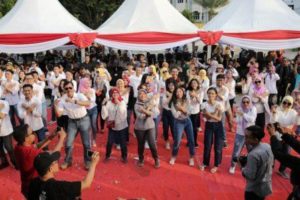 Aksi Gerakan TikTok Nunik Warnai Launching Calender of Event Pariwisata 2020