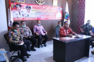Video Conference dengan Gubernur Lampung, Nanang Lapor Kondisi Penangan Covid-19
