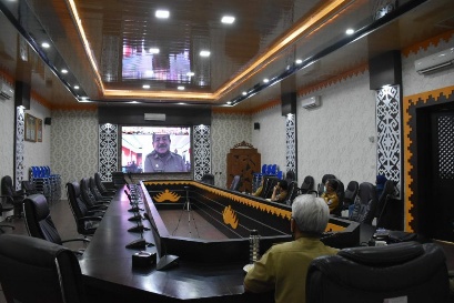 Pemkot Metro Ikuti Video Conference Bersama Mendagri Bahas Anggaran Covid-19